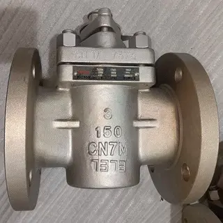 Sleeved PLUG VALVE A351 CN7M Material 150LB 3INCH