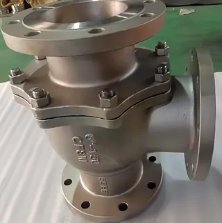 L Type Three Way Ball Valve CF8M 150LB 6INCH API6D