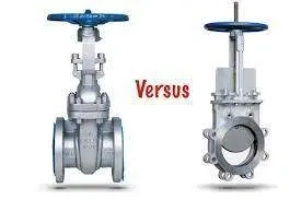 What are the Difference between Knife Gate Valves and Gate Valve