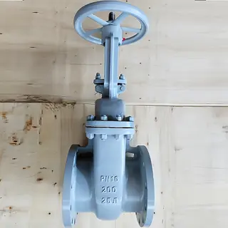 GOST Standard Gate Valve PN16 DN200 Carbon Steel Material