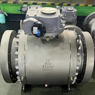 Trunnion mounted ball valve 12inch 600lb A105 Body F316 Ball