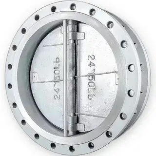Dual Plate Check Valve Flange Ends 24inch 150LB WCB API594
