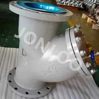 Y Strainer With Purge Valve 150LB WCB Body SS316 Screen