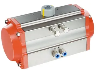 What is the difference between single-acting and double-acting actuators?