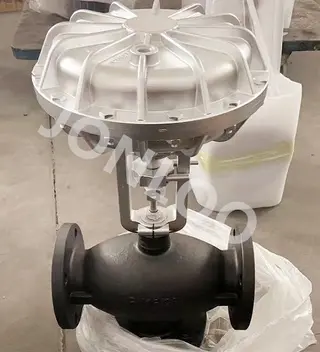 3-Way Control Valve with Pneumatic Actuator