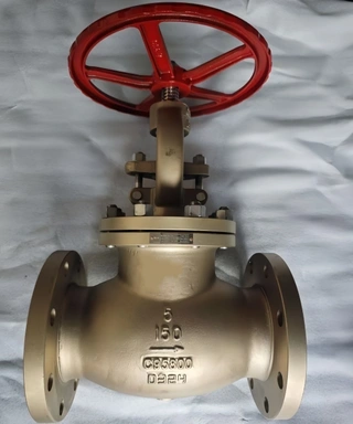 ASTM B148 C95800 Marine Bronze Globe Valve, 5 Inch 150LB