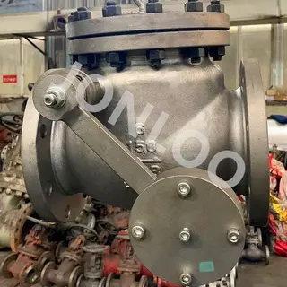 Swing Check Valve with Lever And Weight  6 Inch 150 LB A216 WCB