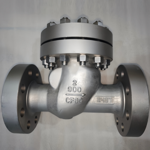 2 Inch Class 900 API 6D Swing Check Valve ASTM A351 CF8C Socket Weld Trim 17