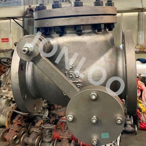 Swing Check Valve with Lever And Weight  6 Inch 150 LB A216 WCB