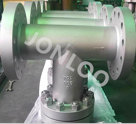 T-type Strainer 5inch 600lb 304 Material RF