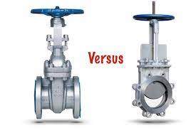 What are the Difference between Knife Gate Valves and Gate Valve