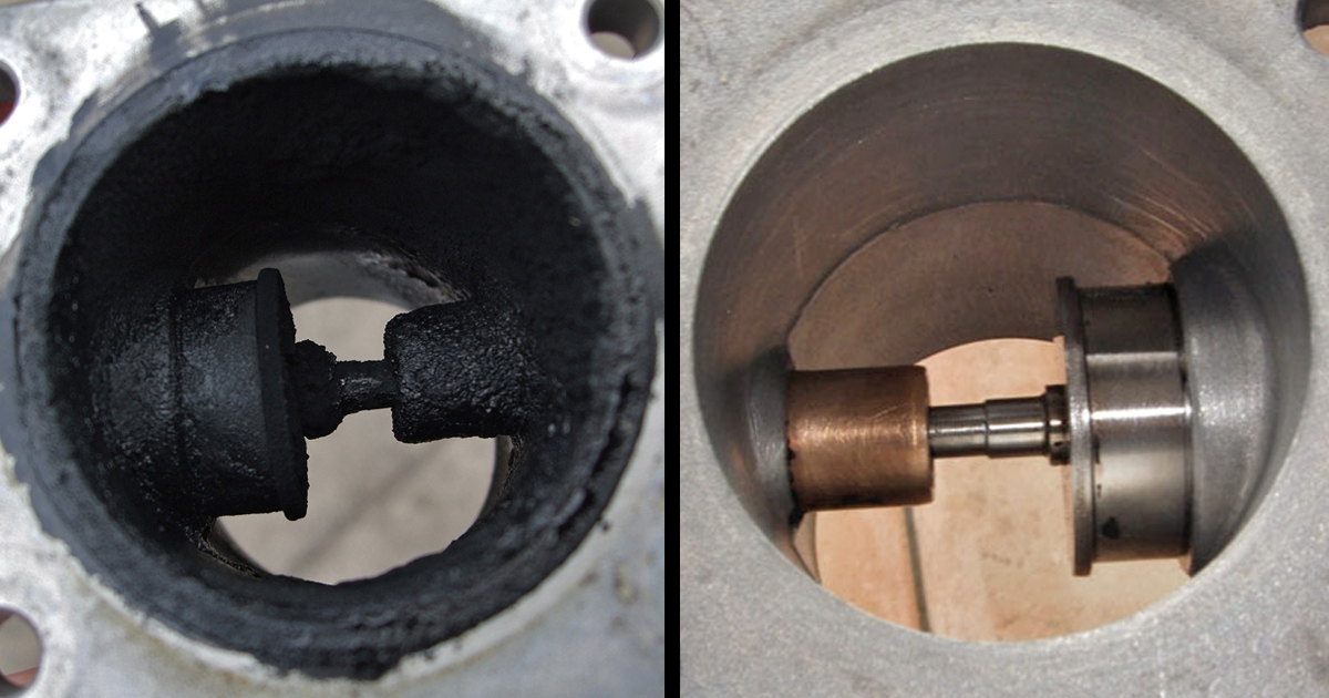 Before and after Cleaning