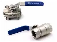 Design of two-piece forged titanium ball valves with small diameters