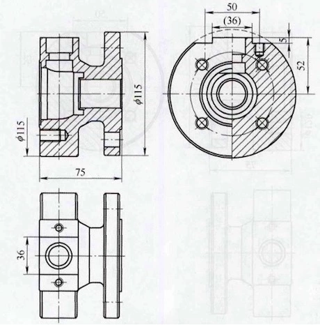 The schematic diagram of the optimized valve body’s structure