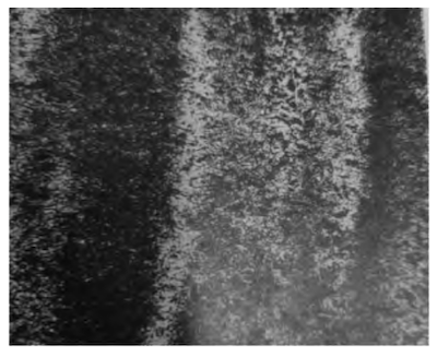 500x magnification of chemical composition segregation 500x magnification of chemical composition segregation