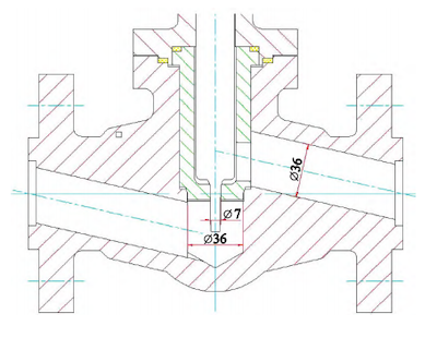 Cylindrical plug needle type structure Cylindrical plug needle type structure