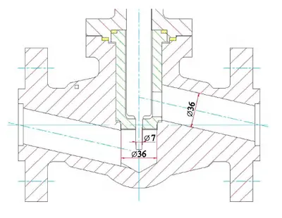 Cylindrical plug needle type structure Cylindrical plug needle type structure