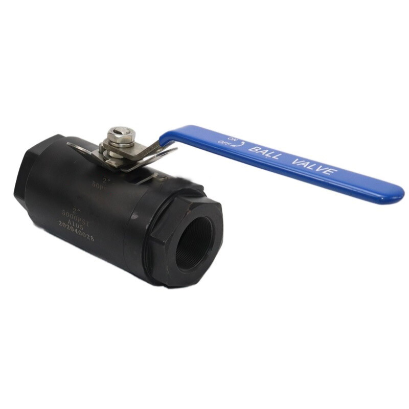 API 608 2-Piece Ball Valve, ASTM A105, 2 Inch, 6000 PSI, NPT