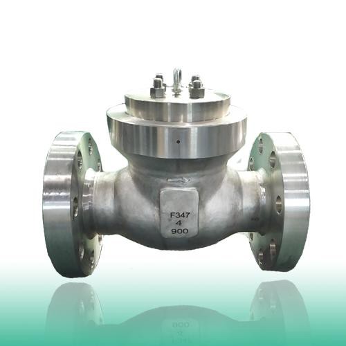Cryogenic Swing Check Valve, ASTM A182 F347, 4 Inch, 900 LB