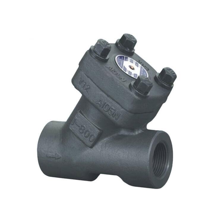 Y Type Piston Check Valve, ASTM A105N, 1 Inch, 800 LB, SW End