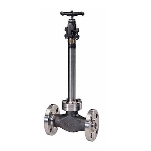 Steel Cryogenic Globe Valve, 1/2 Inch, Class 150, Flanged