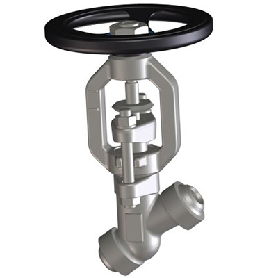 Forged Steel Y-Pattern Throttle Valve, Bonnetless