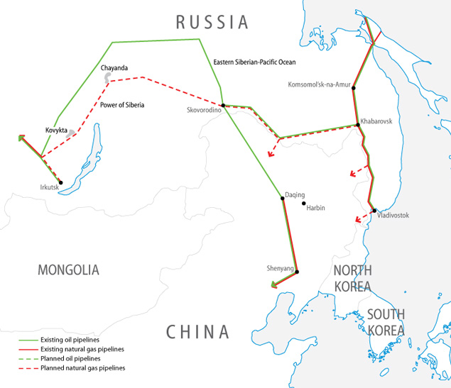 Сила сибири газопровод схема