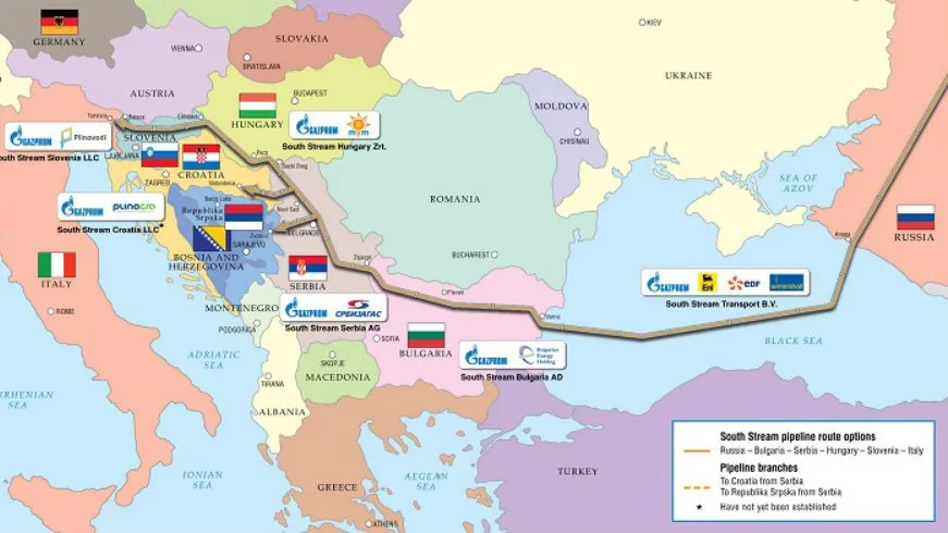 South Stream Gas Pipe Will Not Be Abolished