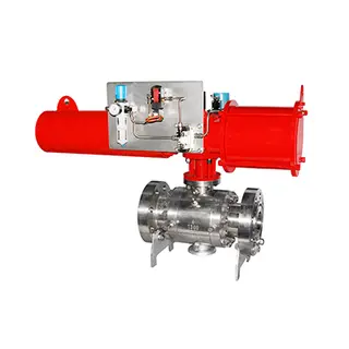 A Pneumatic Stainless Steel Ball Valve