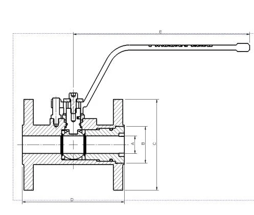 1 Piece Floating Ball Valve
