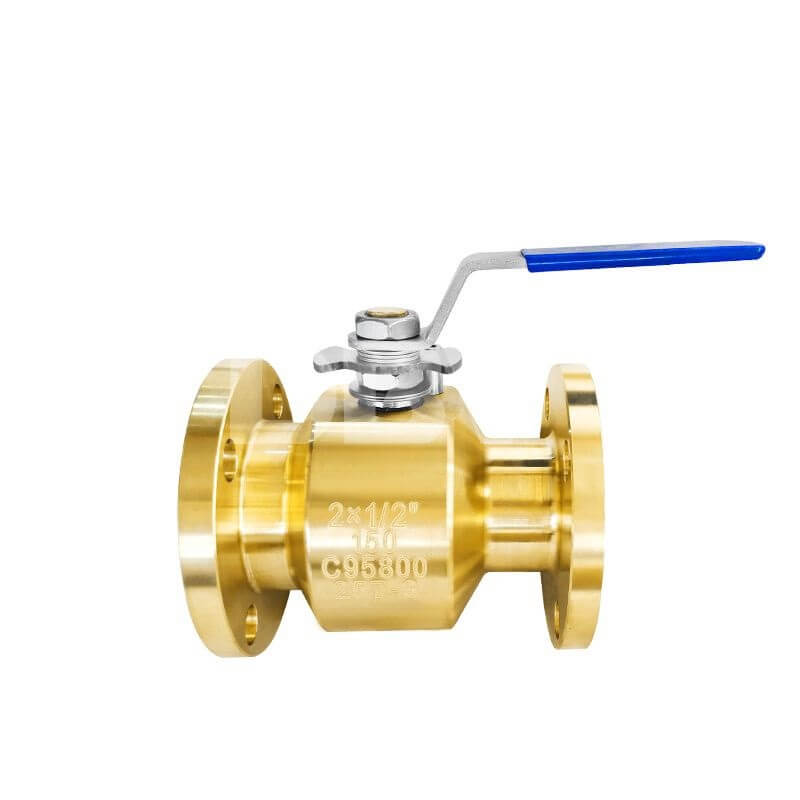 ASTM B148 Ni-Al-Bronze 1 Piece Floating Ball Valve