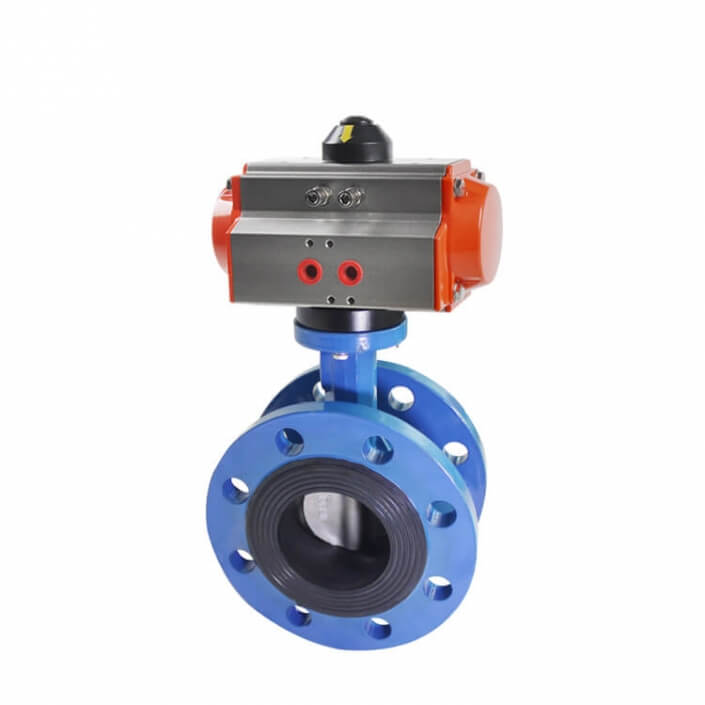 Pneumatic Flange Butterfly Valve